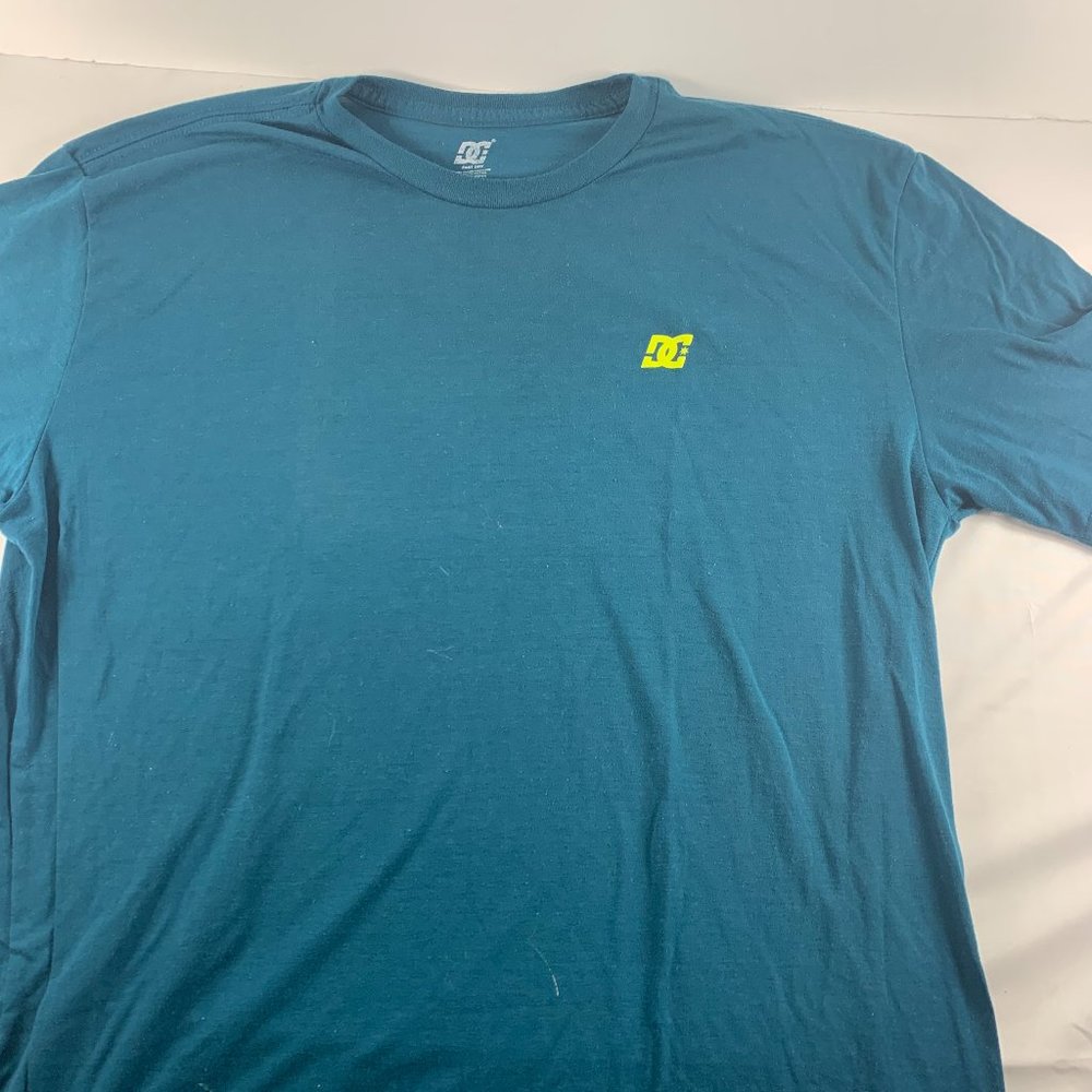 T-Shirt Mens DG Fast n Dry Short Sleeve Tee Shirt Green Size Large Vinta…